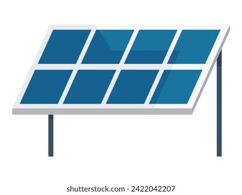 Photovoltaic vector illustration. Sustainable energy practices aim to reduce carbon footprint and combat climate change Ecological considerations are crucial for development renewable energy