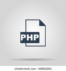 PHP file extension. Concept illustration for design.
