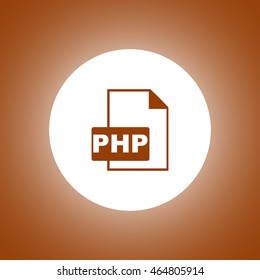 PHP file extension. Concept illustration for design.