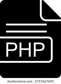 PHP Formato de archivo Glifo Estilo Diseño de iconos