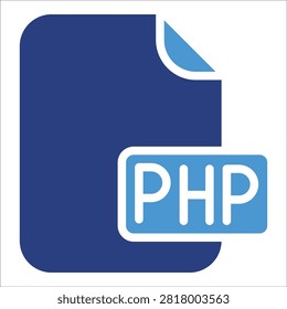 Php File Icon Element For Design