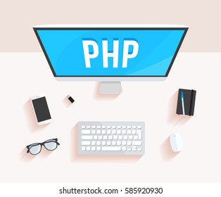 Php Hypertext Preprocessor Desktop Computer