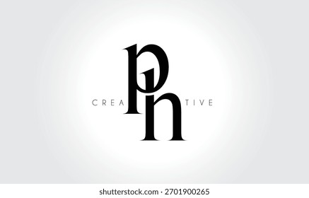 PHph Elegant Serif Monogram Logo – Luxury Lowercase Typographic Lettermark for Modern Branding
