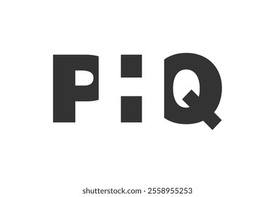 PHQ logo design. Initial letter P H Q bold font style for tech startups, consulting, corporate branding. Creative company name, headlines typography identity, trendy logotype. Vector illustration.