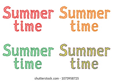 Phrase daylight saving time for use in web design, banners and postcards