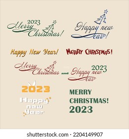 Phrasen für glückliches neues Jahr und frohe Weihnachten 2023