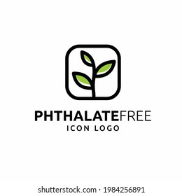 Phthalate Free Icon, Phthalate Logo Design