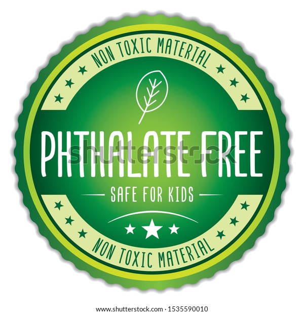 Phthalate Free Non Toxic Material Vector Stock Vector Royalty Free 1535590010