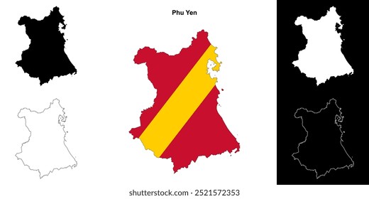 Phu Yen leerer Gliederungsplan