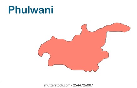 Phulwani subdivision map, patna District, Bihar State, Republic of India, Government of Bihar, Indian territory, Eastern India, politics, village, tourism