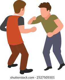 A physical altercation between individuals or groups, often violent.