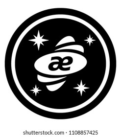 
physical coin Aeon (AEON), digital cryptocurrency (AEON)
