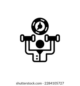 Physical Discipline icon in vector. Illustration