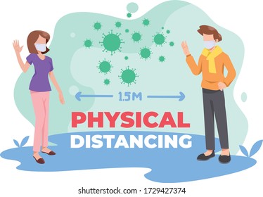 Physical distancing to prevent covid-19