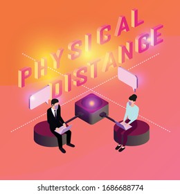 PHYSICAL DISTANCING SOCIAL DISTANCING CORONA COVID 19 PANDEMIC