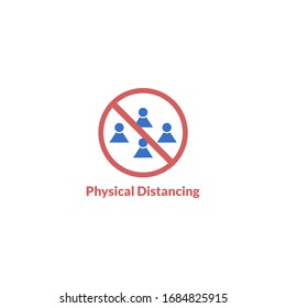 physikalische distanzierende Vektor-Vorlage eps10