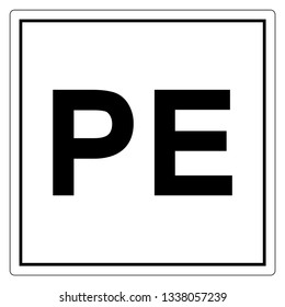 Physical Earth Symbol Sign, Vector Illustration, Isolate On White Background Label. EPS10