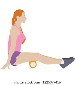 
Physical exercise flat icon design, workout concept 
