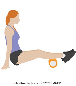 
Physical exercise flat icon design, workout concept 
