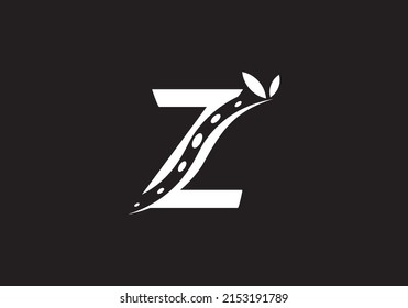 Physical massage therapy and nature spa healthcare logo design vector by the letter Z