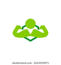 Physical Strength Figure Logo Design