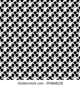 physical structure of deformed black dots(three dots round)