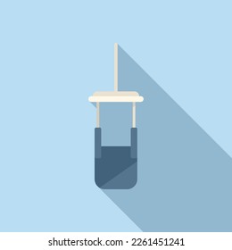 Physical therapist tool icon flat vector. Doctor therapy. Clinic care