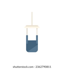Physical therapist tool icon flat vector. Doctor therapy. Clinic care isolated