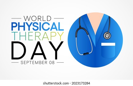 Physical Therapy Day Observed Every Year Stock Vector (Royalty Free ...