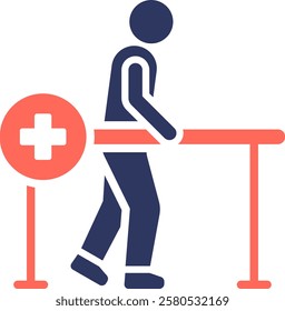 Physical Therapy Icon Element For Design