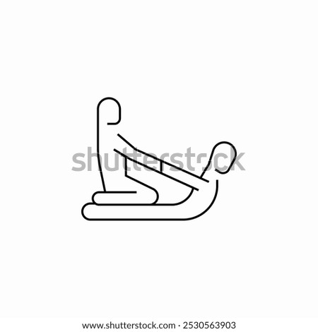 physical therapy icon sign vector