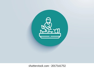 Physical Therapy Icon Vector Design