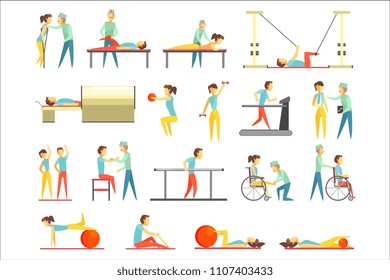 Physical Therapy Infographic Illustration