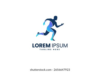 Modelo de design do logotipo de fisioterapia