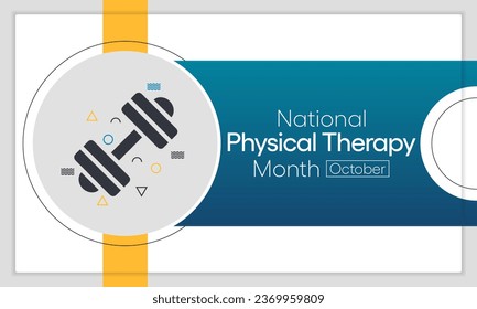 Physical therapy month is observed every year in October, also known as physiotherapy, one of the healthcare professions provided by physical therapists who promote, maintain, or restore health.