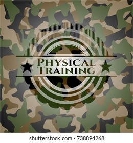 Physical Training camouflaged emblem