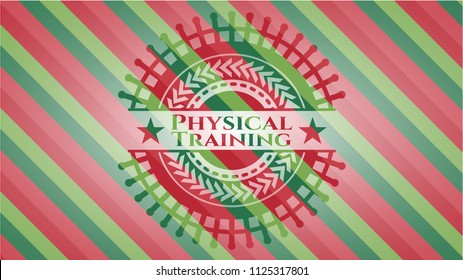 Physical Training christmas badge.