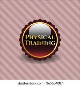 Physikalisches Training glänzendes Symbol