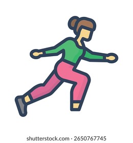Physical training Vector Icon which can easily modify or edit
