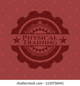 Physical Training vintage red emblem