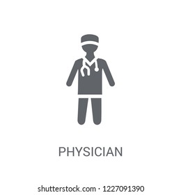 Physician Assistant icon. Trendy Physician Assistant logo concept on white background from Professions collection. Suitable for use on web apps, mobile apps and print media.