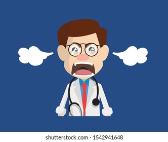 Physician Doctor - Screaming in Aggression