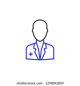 Physician icon. Element of Medical icon for mobile concept and web apps. Detailed Physician icon can be used for web and mobile