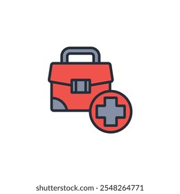 Symbol "Arzt" vector.Editable stroke.linear style Zeichen zur Verwendung Web-Design, logo.Symbol-Illustration.