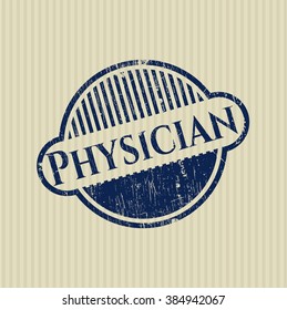 Physician with rubber seal texture