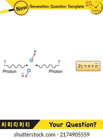 Physik, Big-Bang-Theorie, Higgs-Boson-Teilchen, String-Theorie, Fragevorlage der nächsten Generation, Prüfungsfrage, eps