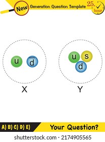 Physik, Big-Bang-Theorie, Higgs-Boson-Teilchen, String-Theorie, Fragevorlage der nächsten Generation, Prüfungsfrage, eps