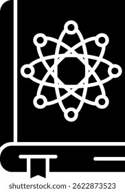 Physics book Line vector Icon Design