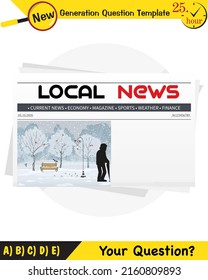 Física, eventos climáticos y meteorológicos, plantilla de preguntas de próxima generación, eps