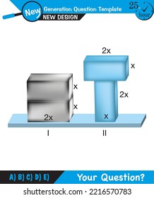 Physics Education Illustrations, Motion, The laws of motion, Simple Machines, Springs, Pulleys, Gears, Inclined planes, next generation question template, eps